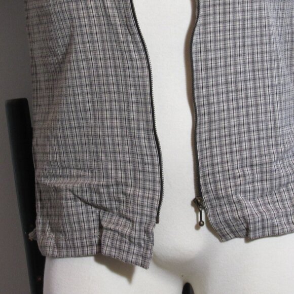 True Vtg Pool Shirt Medium Men's Zipper Front No Surrender Sears Club Beige NWT - Picture 5 of 13